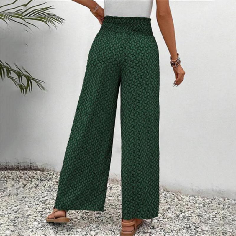 Wide-Leg Casual Trousers