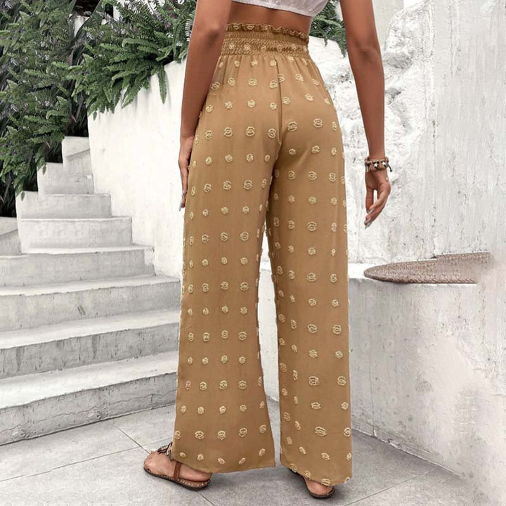 Wide-Leg Casual Trousers