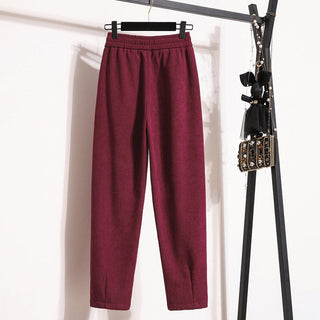 Plain Warm Trousers