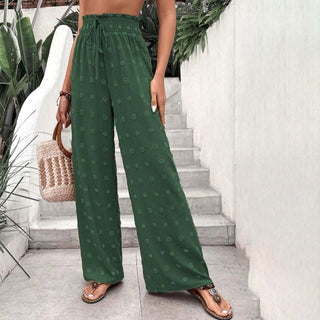Wide-Leg Casual Trousers