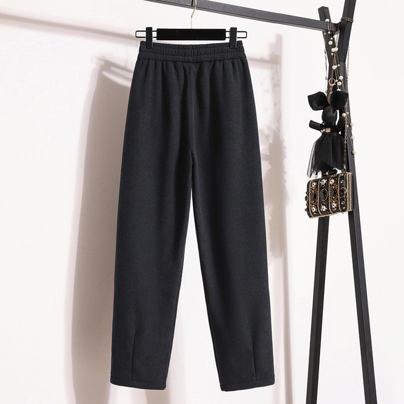 Plain Warm Trousers