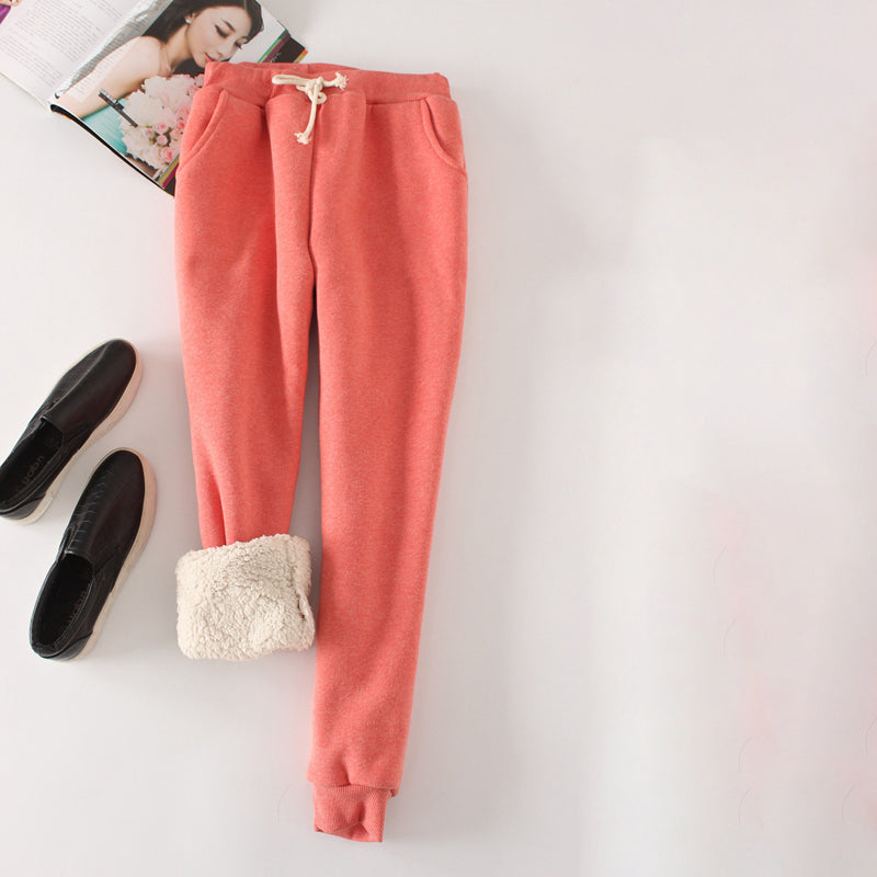 Plain Warm Trousers