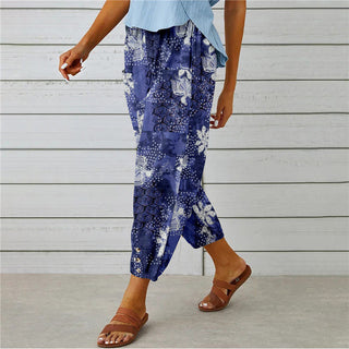 Vintage Print Trousers