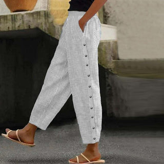Striped Casual Trousers