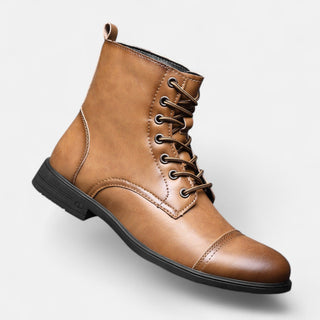 Ashcroft | Martino Elegant Men's Faux Leather Boots