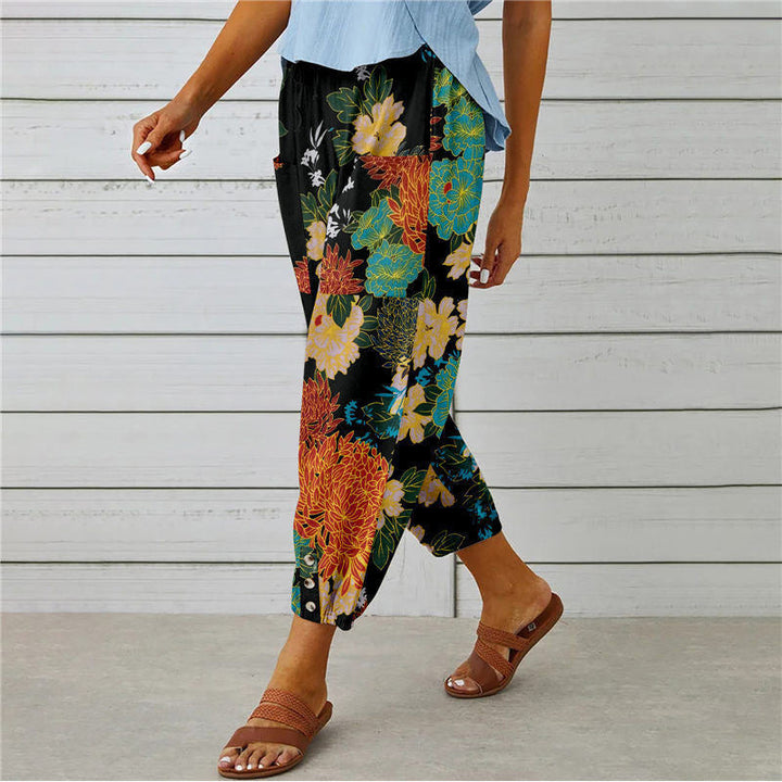 Vintage Print Trousers