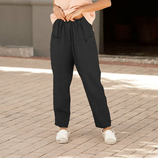 Elastic-Waist Trousers