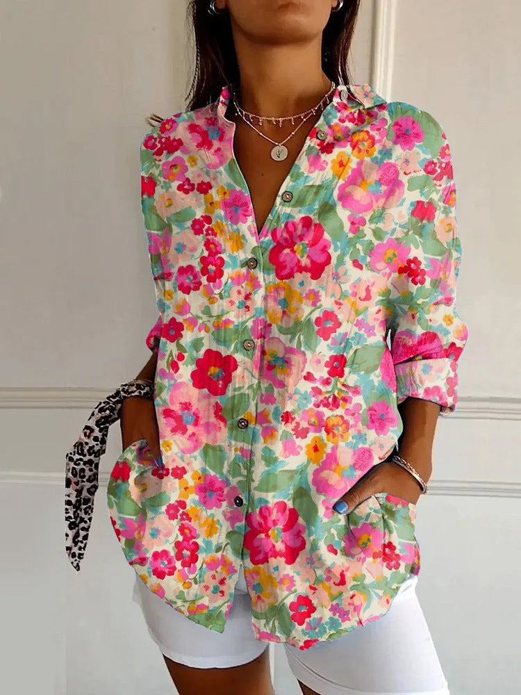 Ashcroft | Bold Geometric Print Shirt