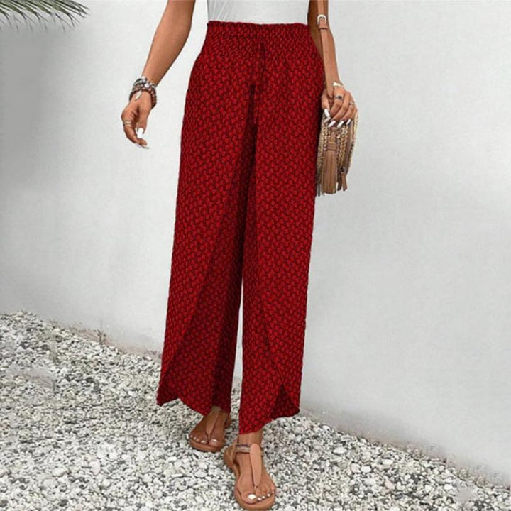 Wide-Leg Casual Trousers