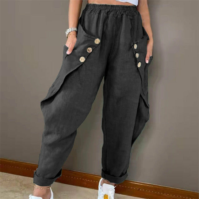 Plain Harem Trousers