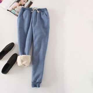 Plain Warm Trousers