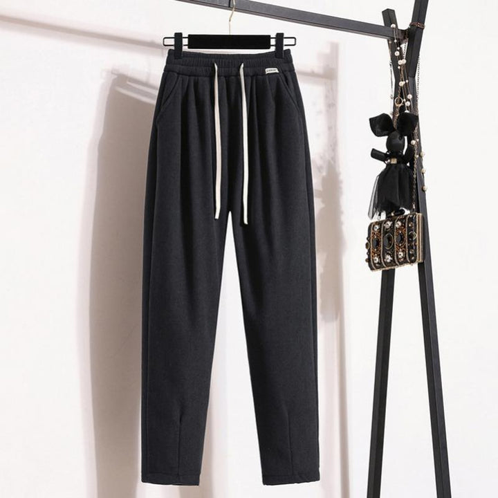 Plain Warm Trousers