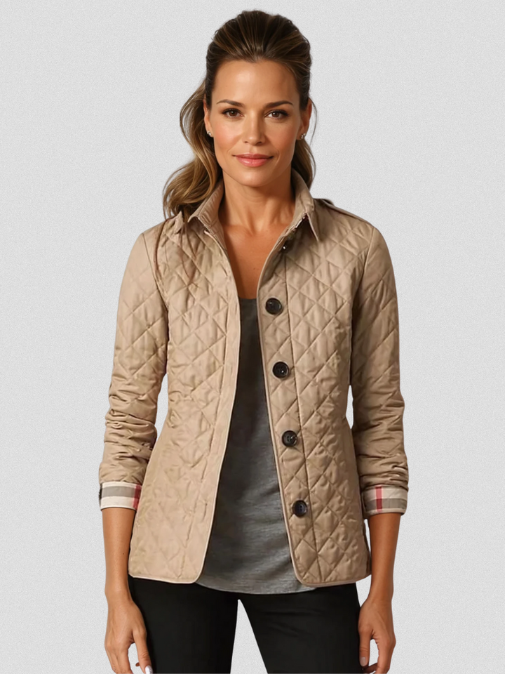 Adelia | Diamond-Quilted Jacket