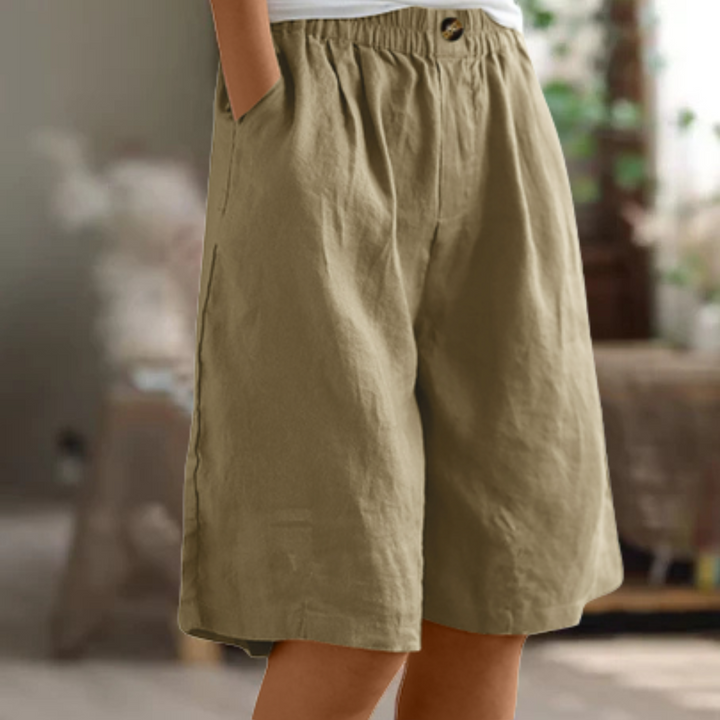 Ashcroft | Fenna Wide-Leg Casual Shorts
