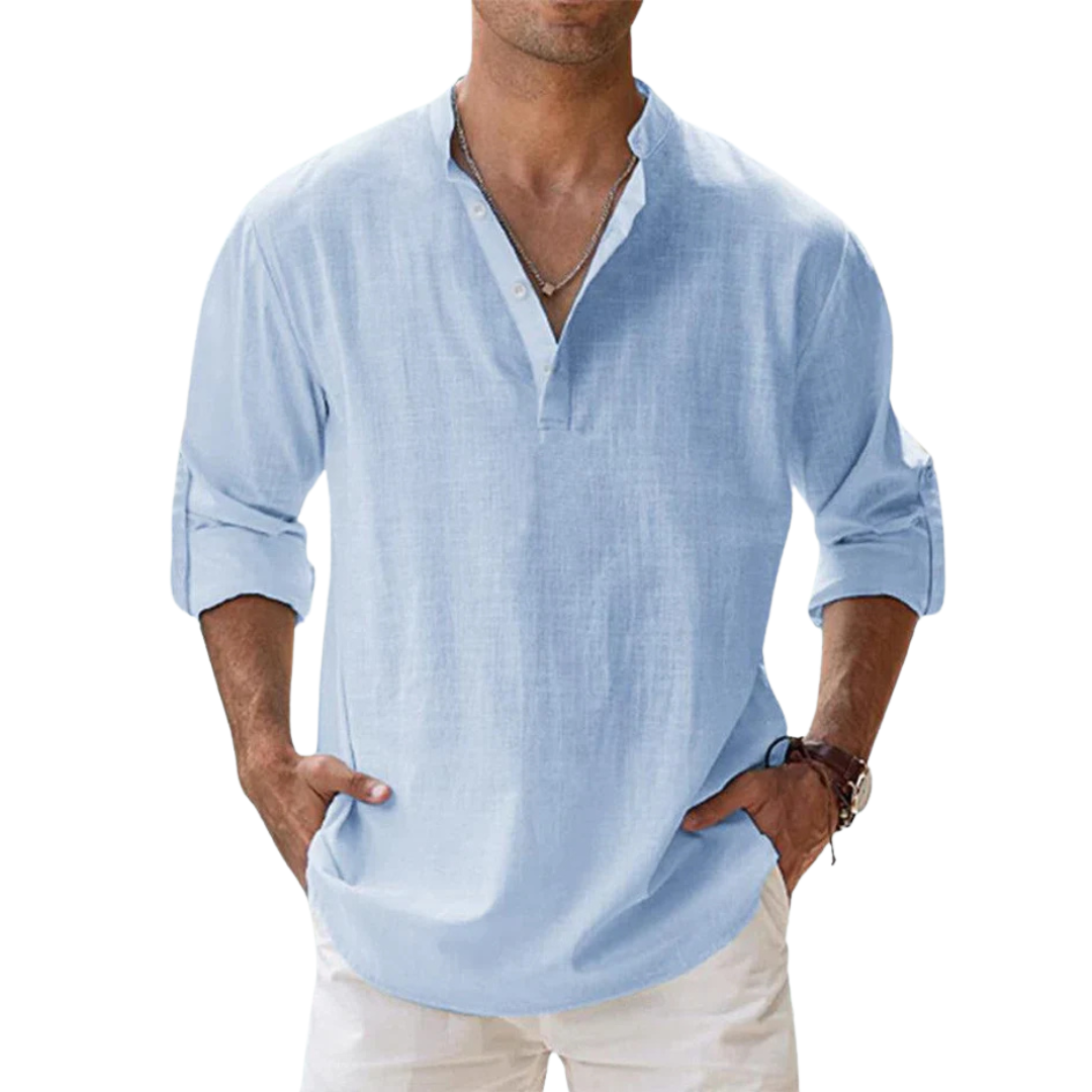 Ashcroft | Men's Breathable Linen Shirt