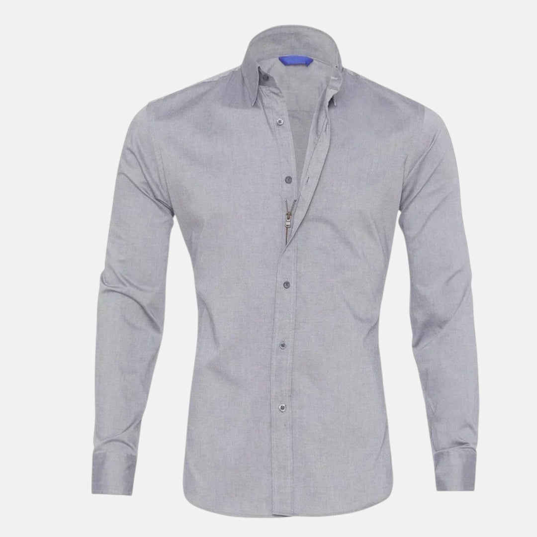 Ashcroft | Rodolfo Zip-Up Shirt