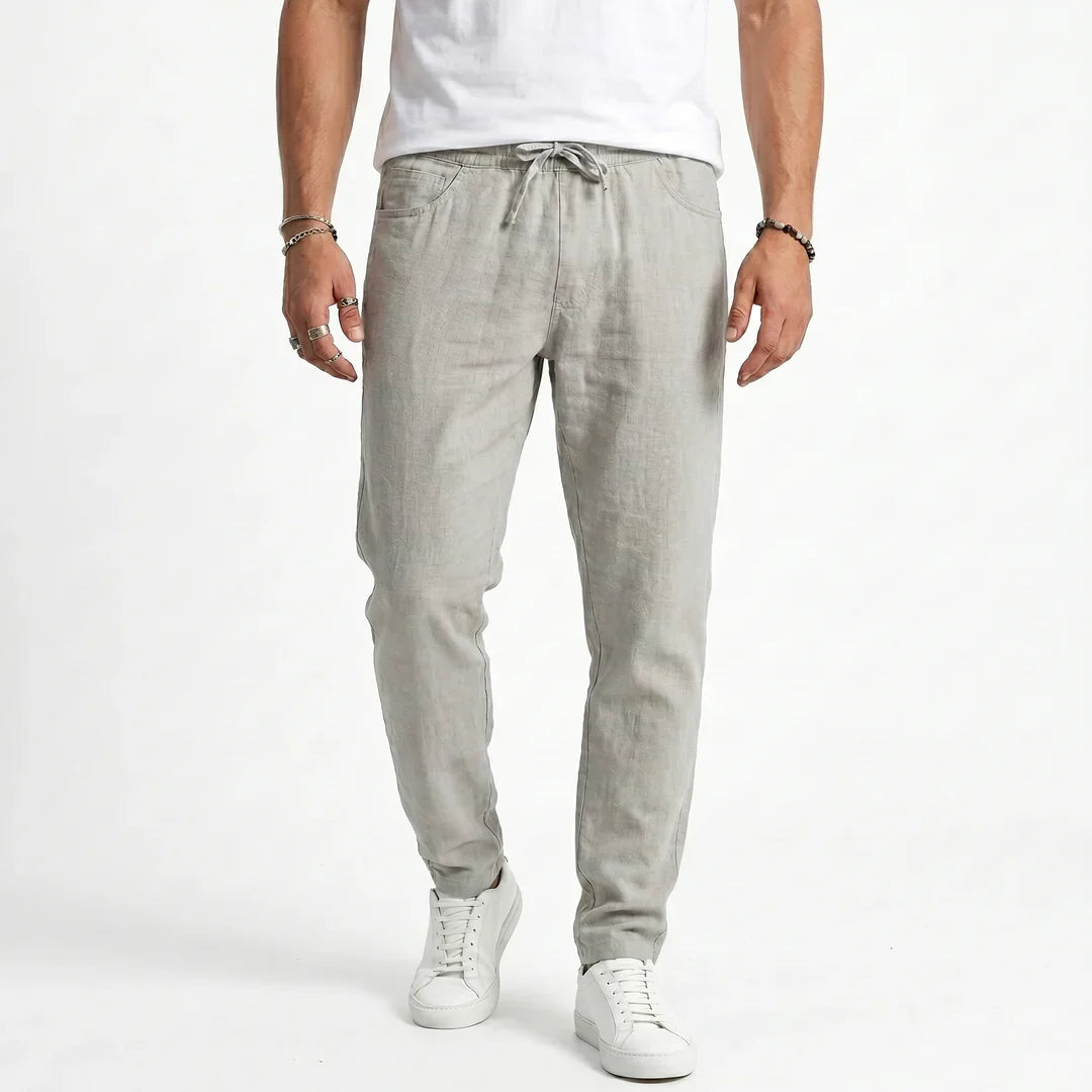 Ashcroft | Men's Relaxed Cotton Beach Trousers