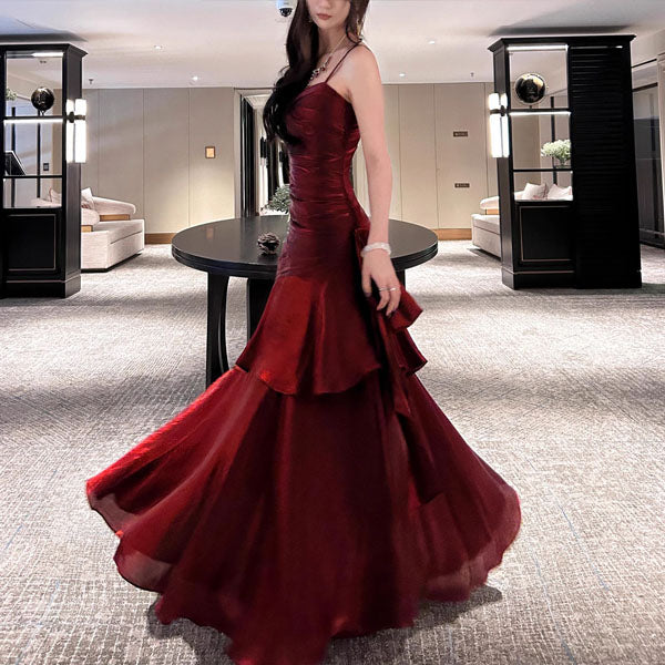 Ashcroft Glamorous Ruffled Maxi Dress – view 7