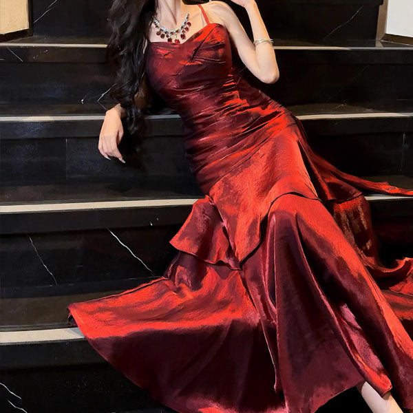 Ashcroft Glamorous Ruffled Maxi Dress – view 5