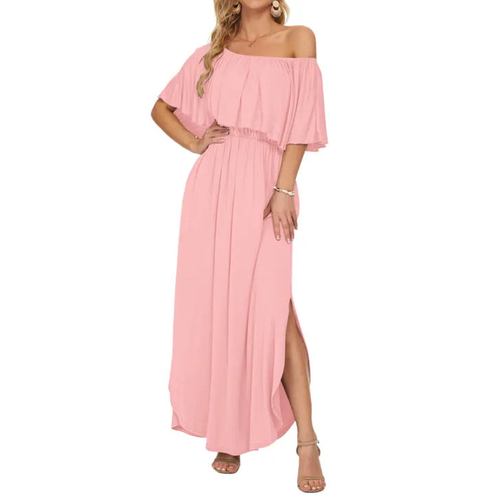 Ashcroft Floral Off-Shoulder Ruffle Maxi Dress – view 8
