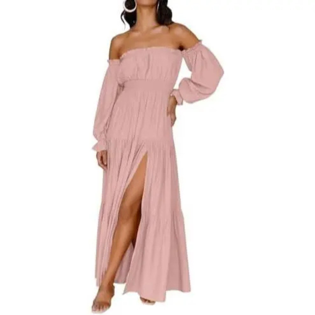 Ashcroft Bohemian Off-Shoulder Layered Maxi – view 6