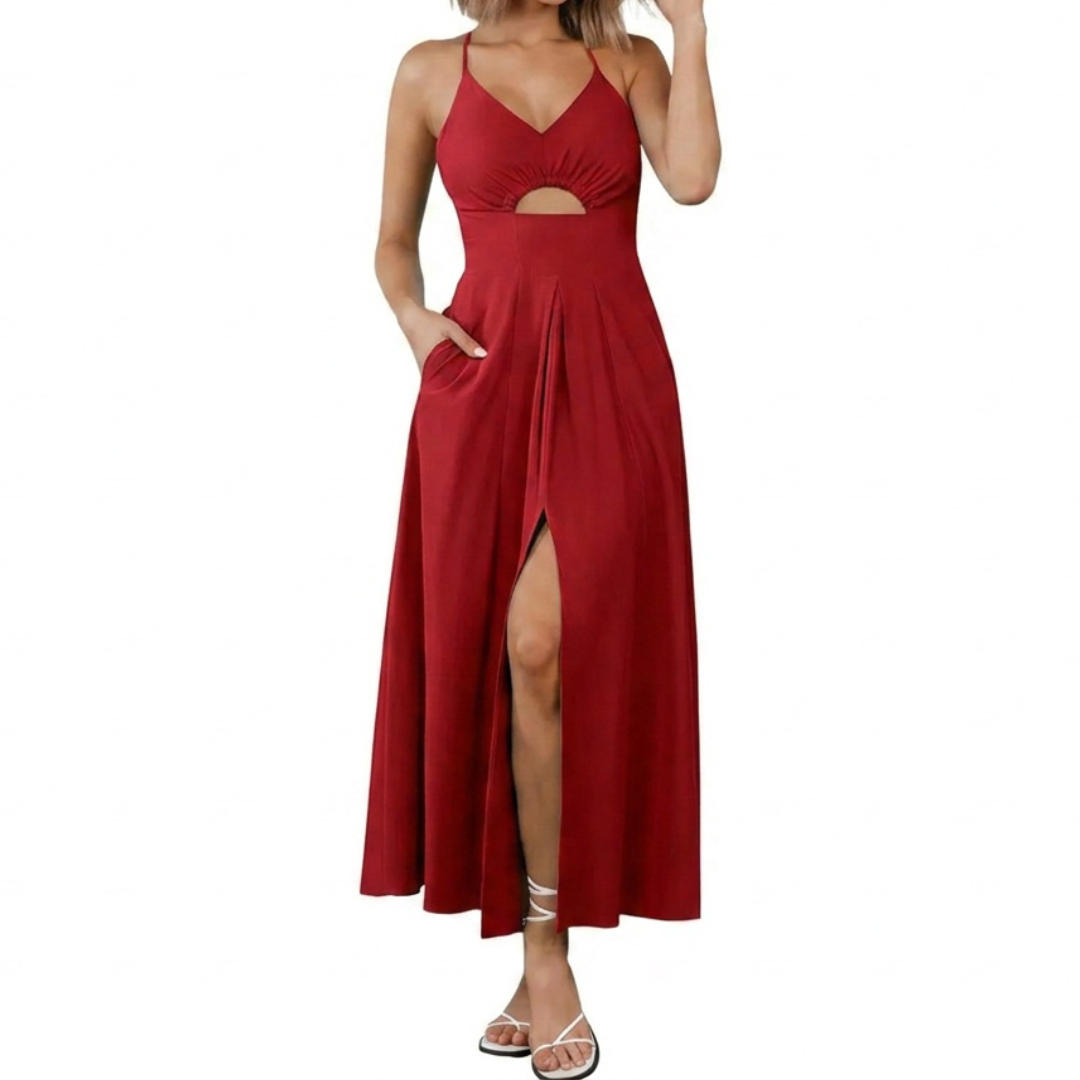 Ashcroft Sleeveless Spaghetti Strap Summer Maxi Dress – view 4
