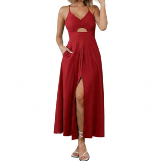 Ashcroft Sleeveless Spaghetti Strap Summer Maxi Dress – view 4