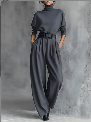 Rinelle | Roll-Neck and Straight Trousers Set