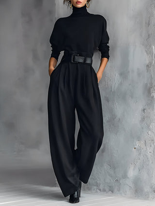 Rinelle | Roll-Neck and Straight Trousers Set
