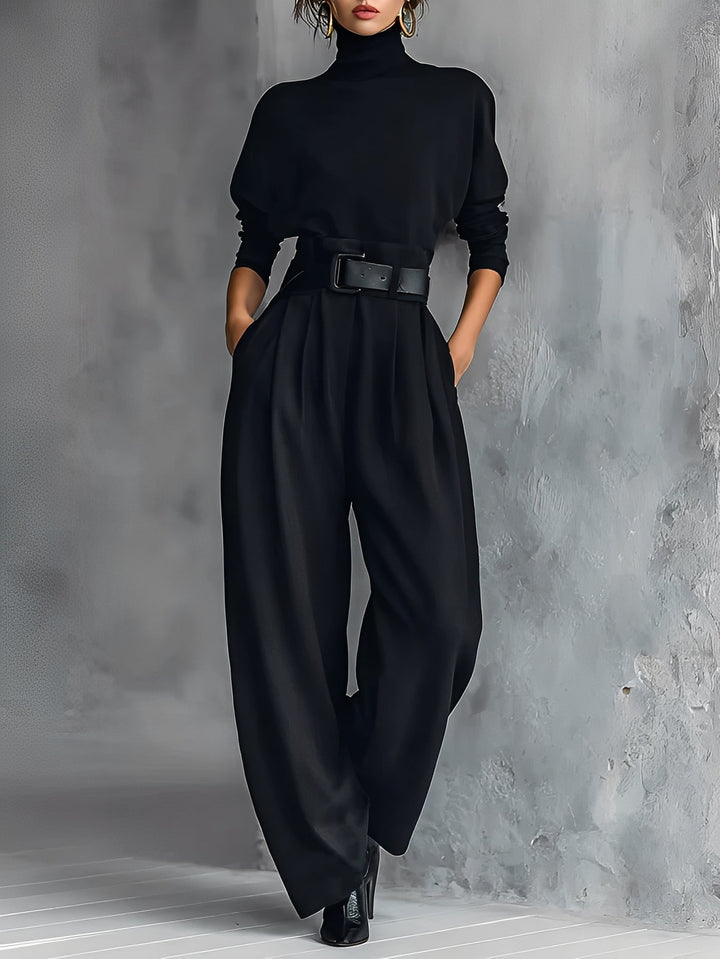 Rinelle | Roll-Neck and Straight Trousers Set
