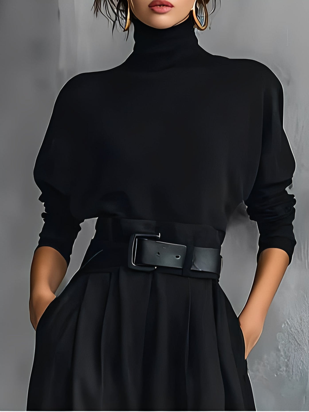 Rinelle | Roll-Neck and Straight Trousers Set