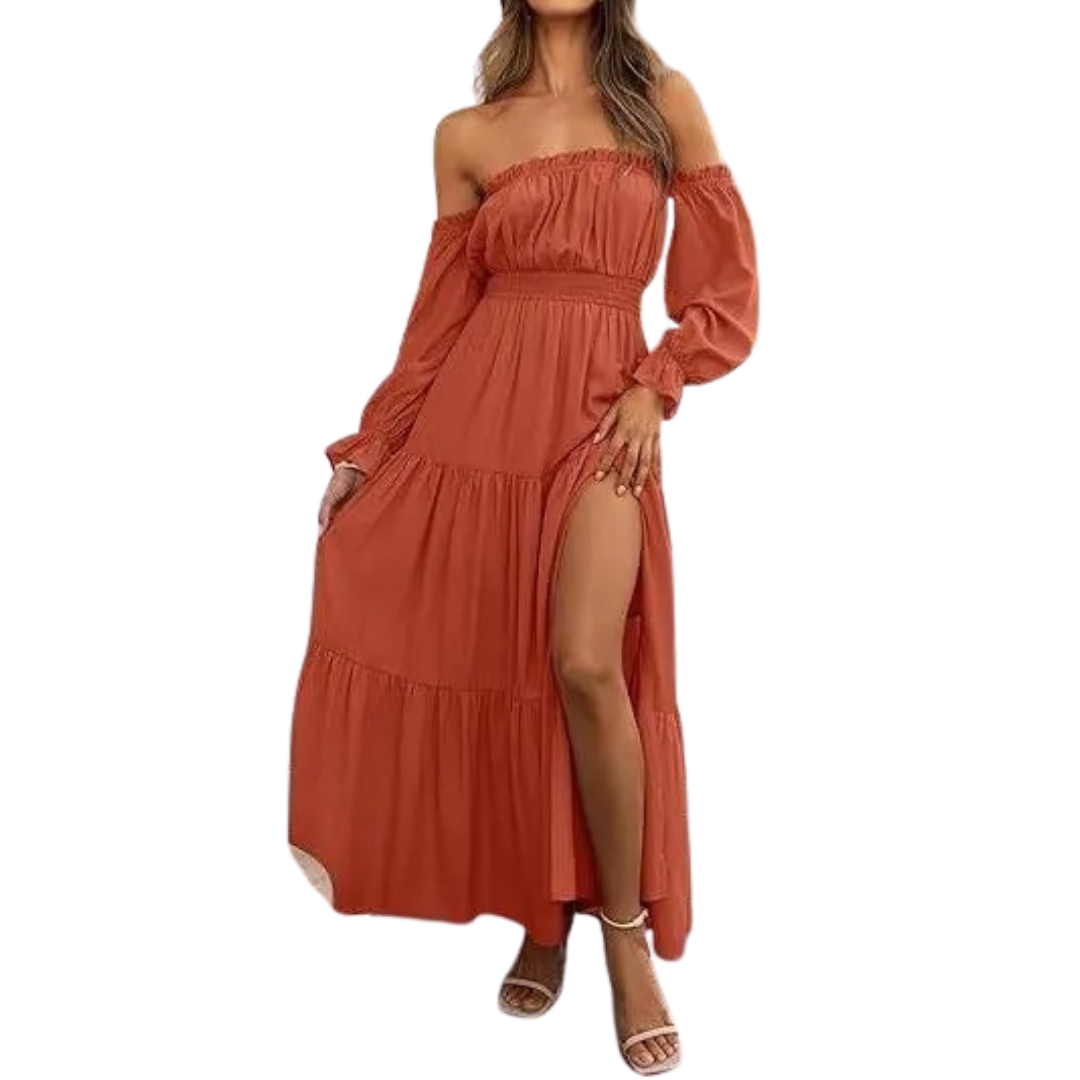 Ashcroft Bohemian Off-Shoulder Layered Maxi – view 10