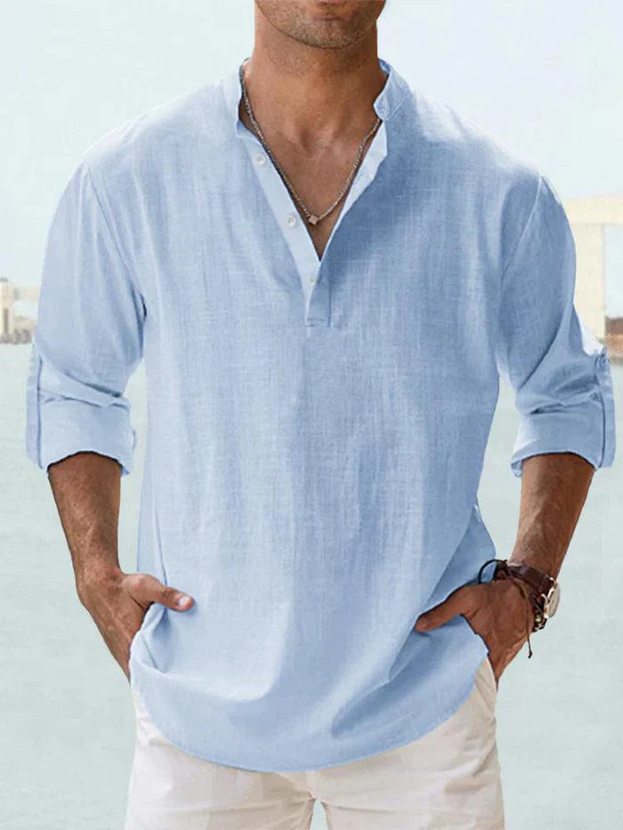 Ashcroft | Men's Breathable Linen Shirt