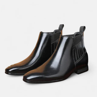 Ashcroft | Faustino Elegant Men's Faux Leather Ankle Boots