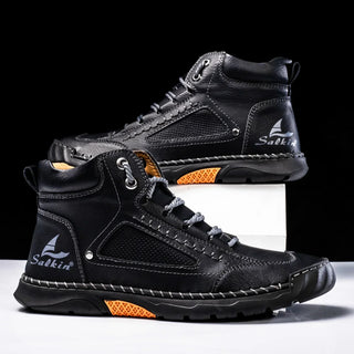 Ashcroft | St. Moritz Leather High-Top Shoes