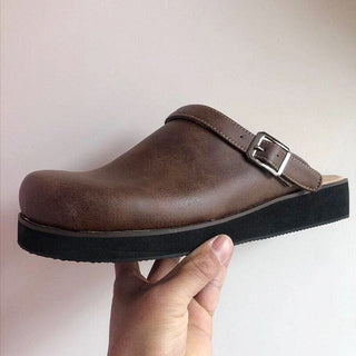 DONACCI Orthopedic Leather Clogs