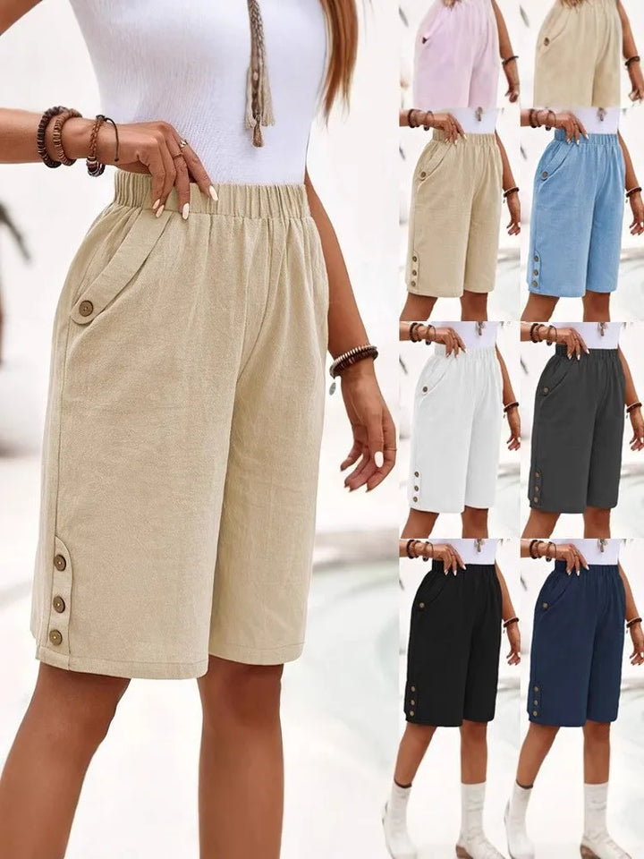 Ashcroft | Relaxed Cotton-Linen Trousers