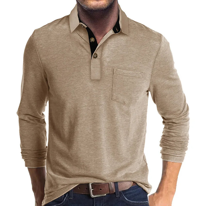 Ashcroft | Men's Solid Colour Long Sleeve Shirt