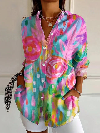 Ashcroft | Astrid Colourful Patterned Blouse
