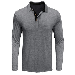 Ashcroft | Men's Solid Colour Long Sleeve Shirt
