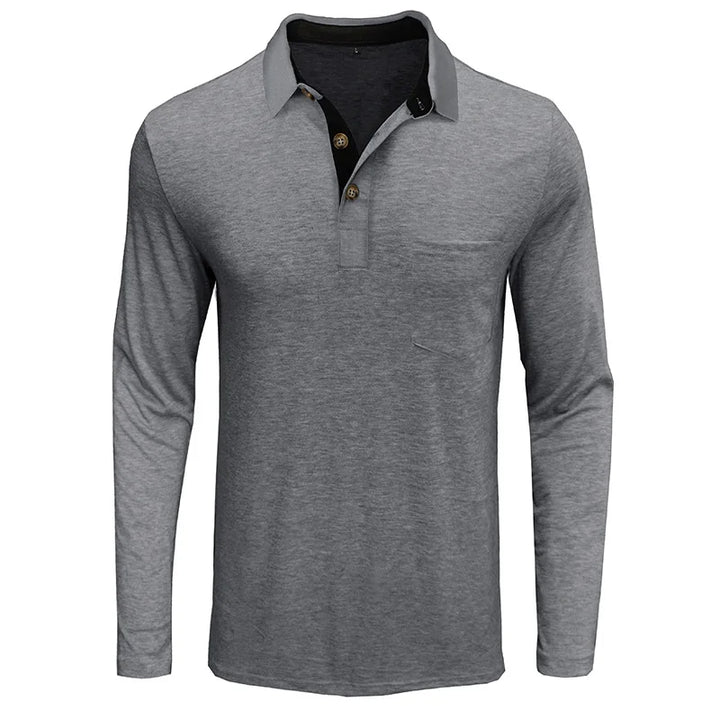 Ashcroft | Men's Solid Colour Long Sleeve Shirt