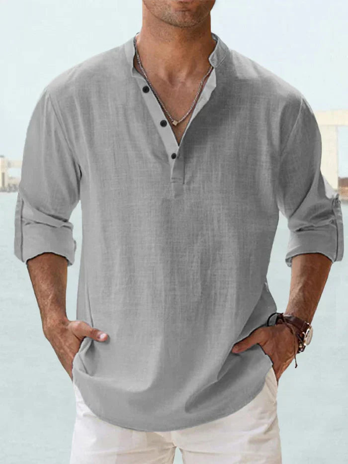 Ashcroft | Men's Breathable Linen Shirt