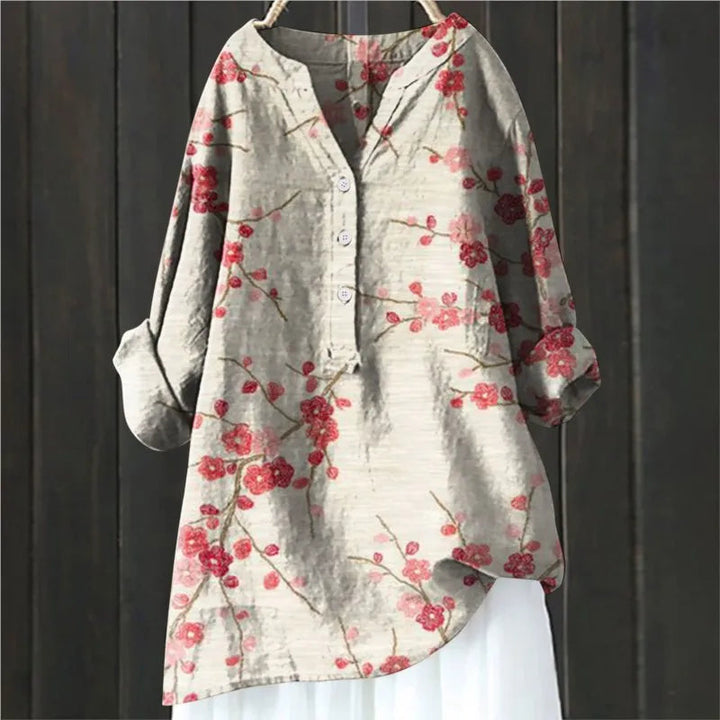 Ashcroft | Floral Print French Vintage Blouse