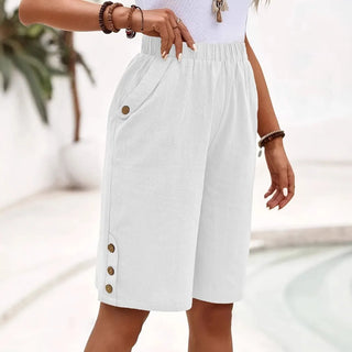 Ashcroft | Relaxed Cotton-Linen Trousers