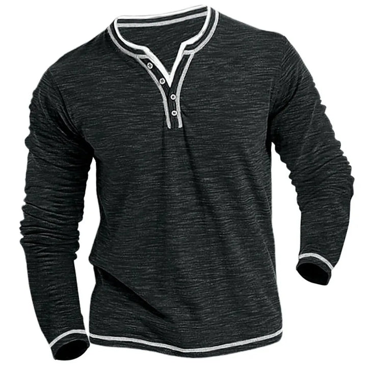 Ashcroft | Men's Long Sleeve V-Neck Top
