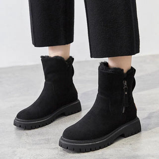Ashcroft | Lined Winter Boots with Side Zip