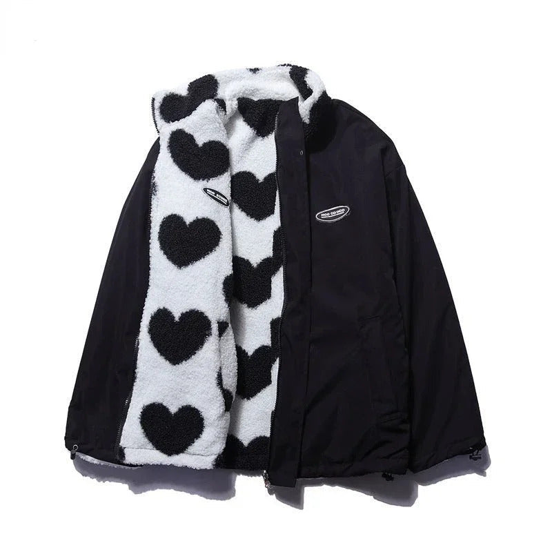 Ashcroft | Reversible Heart Print Jacket