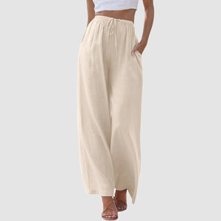 Varel | High-Waist Wide-Leg Comfort Trousers