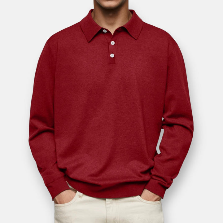Ashcroft | Aiden Long-Sleeve Polo