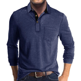Ashcroft | Men's Solid Colour Long Sleeve Shirt